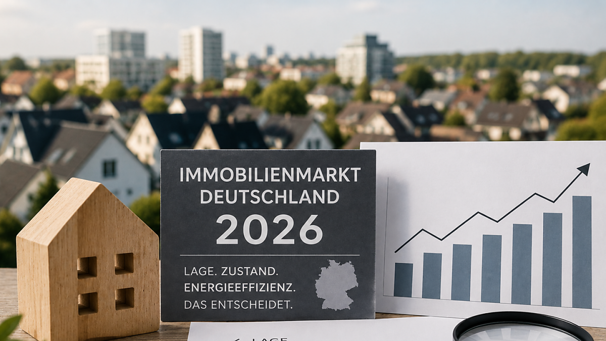 Foto 31. August 2026 - Immobilienmarkt 2026: Lage, Zustand und Energieeffizienz werden wichtiger
