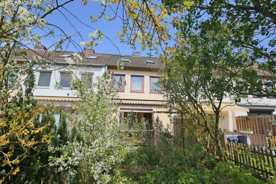 Blick vom Garten Reihenmittelhaus Norderstedt