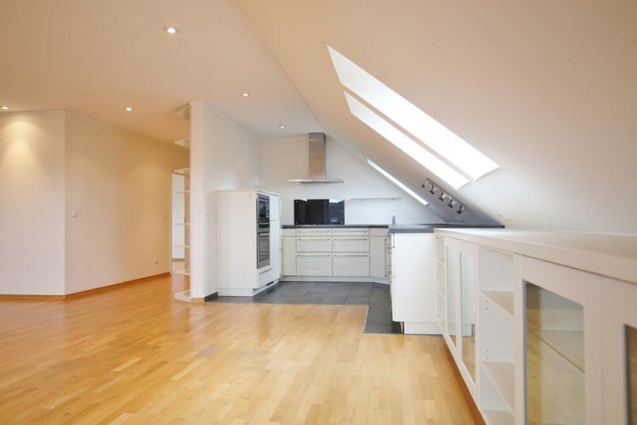 K�che und Wohnen Etagenwohnung Hamburg