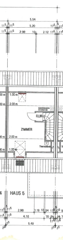 Grundriss Dachgeschoss Reihenmittelhaus Norderstedt