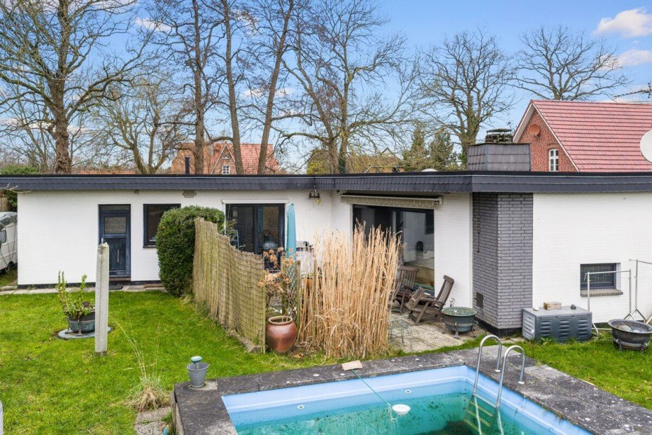 Gartenansicht Bungalow H�ttblek