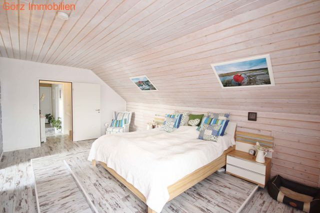 Schlafzimmer DG Einfamilienhaus Ellerau