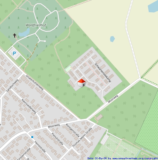 Lageplan Reihenhaus Wedel