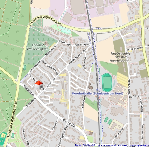 Lageplan Einfamilienhaus Norderstedt