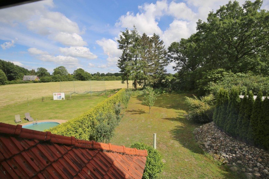 Blick aus der Wohnung im OG Mehrfamilienhaus Bargfeld-Stegen