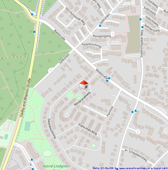 Lageplan Einfamilienhaus Norderstedt