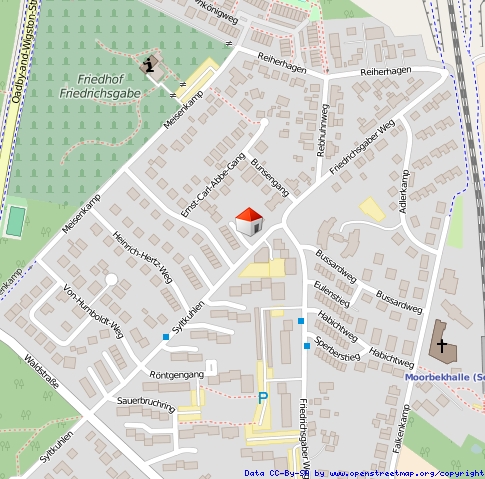 Lageplan Reihenendhaus Norderstedt