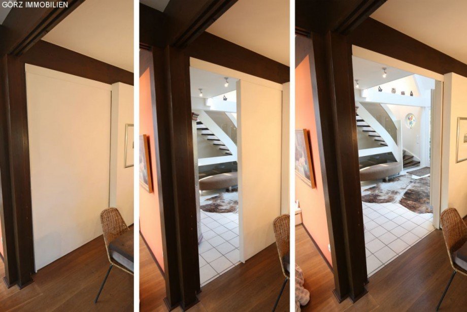 Blick in die Diele Einfamilienhaus Sieversh�tten