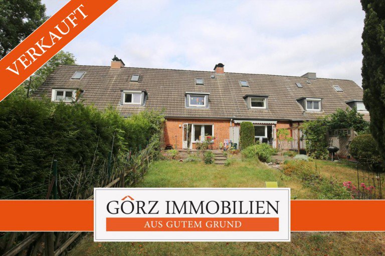 MC7436 Norderstedt Reihenmittelhaus *VERKAUFT* Lage, Lage - Perle in Alt-Garstedt! S��es Mittelreihenhaus mit sch�nem Garten und Vollkeller.