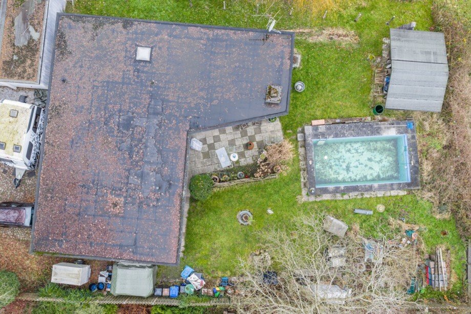 Luftbildansicht Bungalow H�ttblek