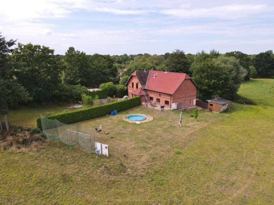 Luftaufnahme Mehrfamilienhaus Bargfeld-Stegen