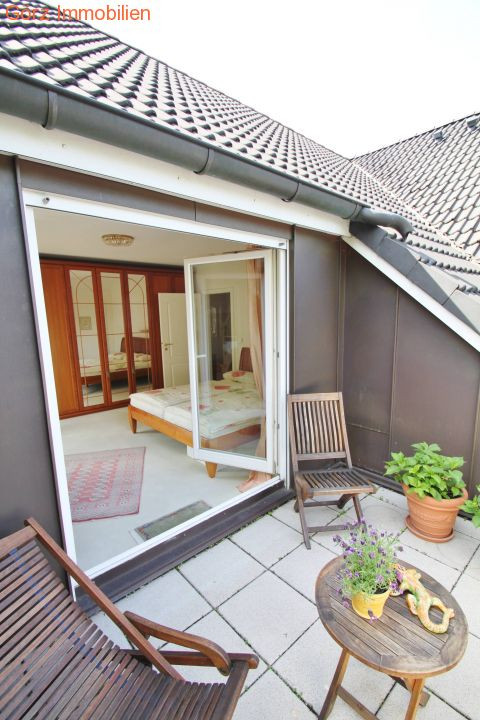 Schlafzimmer Balkon Dachgeschosswohnung Norderstedt