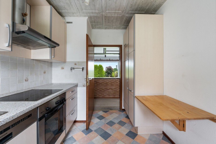 Blick von der K�che Einfamilienhaus Schmalfeld