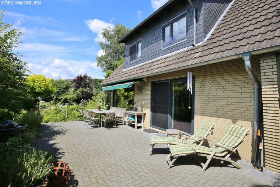 sonnige Terrasse Einfamilienhaus Pinneberg