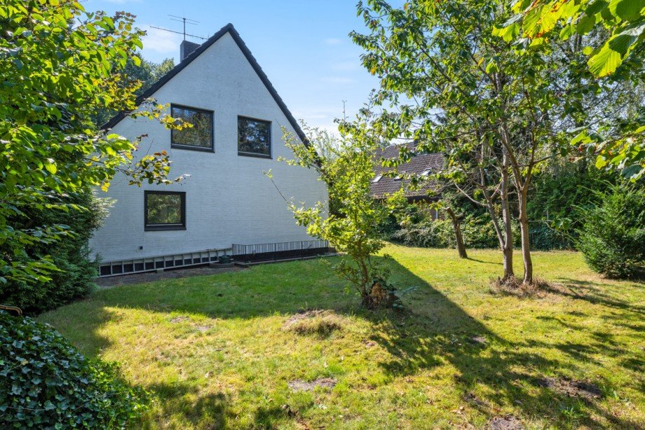 Gartenansicht Einfamilienhaus Norderstedt
