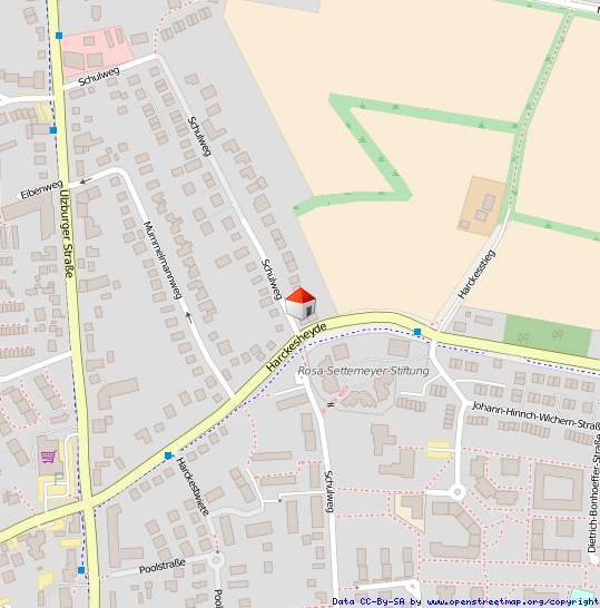 Lageplan Wohngrundst�ck Norderstedt / Harksheide