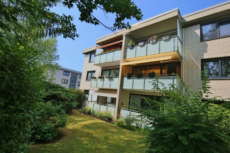 Gartenansicht Erdgeschosswohnung Quickborn