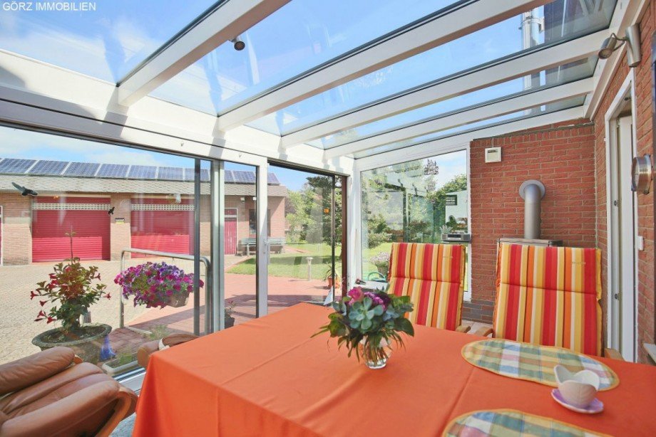 Wintergarten mit Kaminofen Einfamilienhaus Brande-H�rnerkirchen