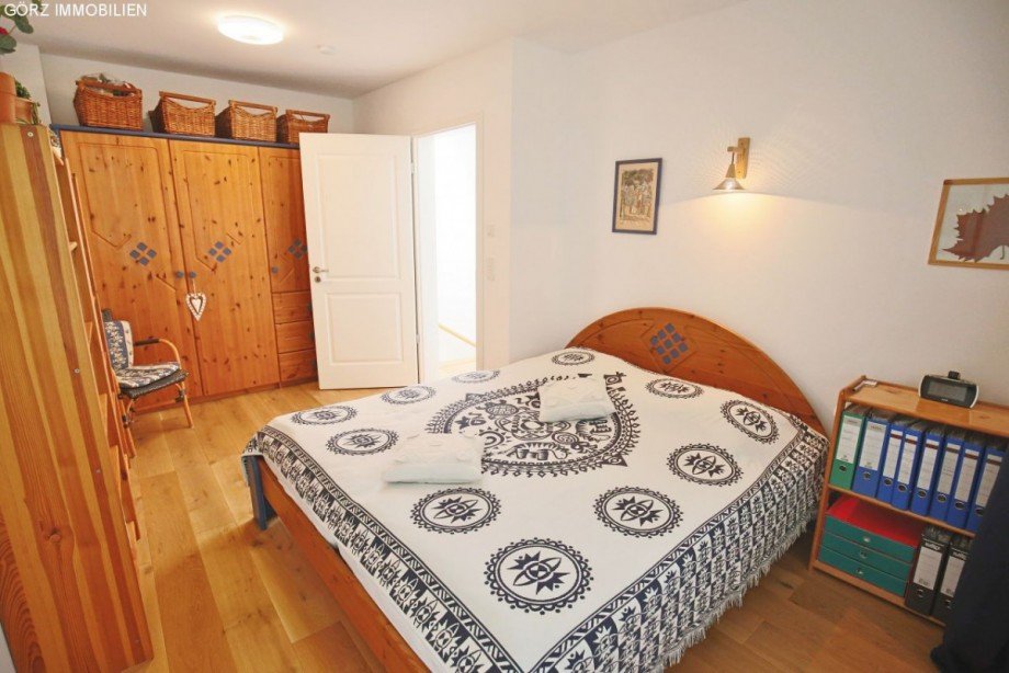 Schlafzimmer OG Stadthaus Hamburg