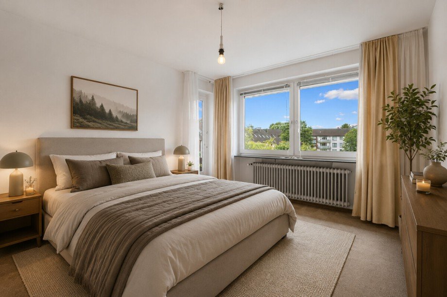 Virtuelles Homestaging/Einrichtungsbeispiel Reihenendhaus Norderstedt