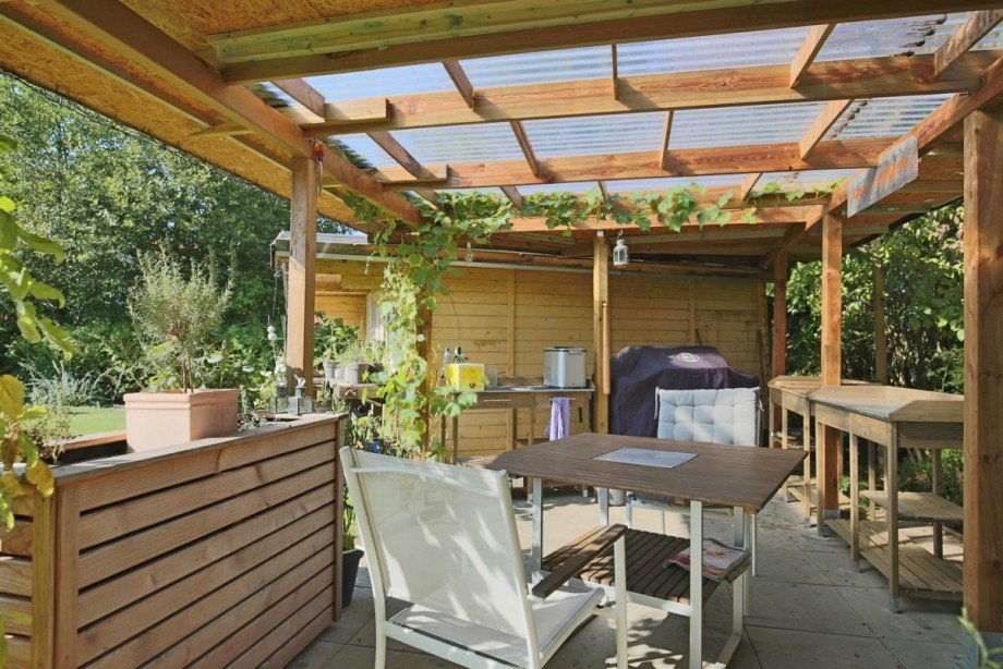 �berdachte Terrasse Einfamilienhaus Rellingen