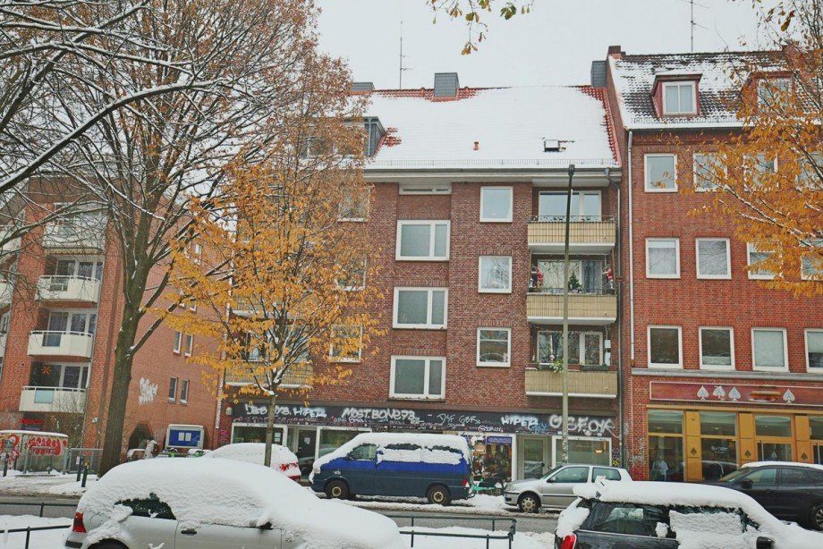 Frontfassade Wohn- / Gesch�ftshaus Hamburg