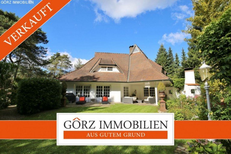AG20010 Quickborn Villa *VERKAUFT* Einzigartige Landhausvilla in Bestlage mit gesundem Wohnklima