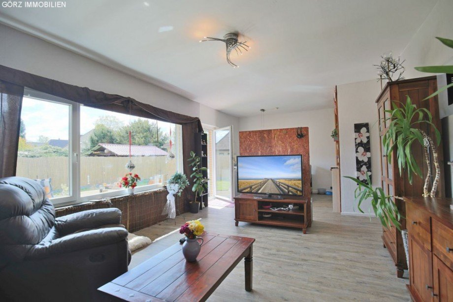 Wohnzimmer Doppelhaush�lfte Quickborn-Heide
