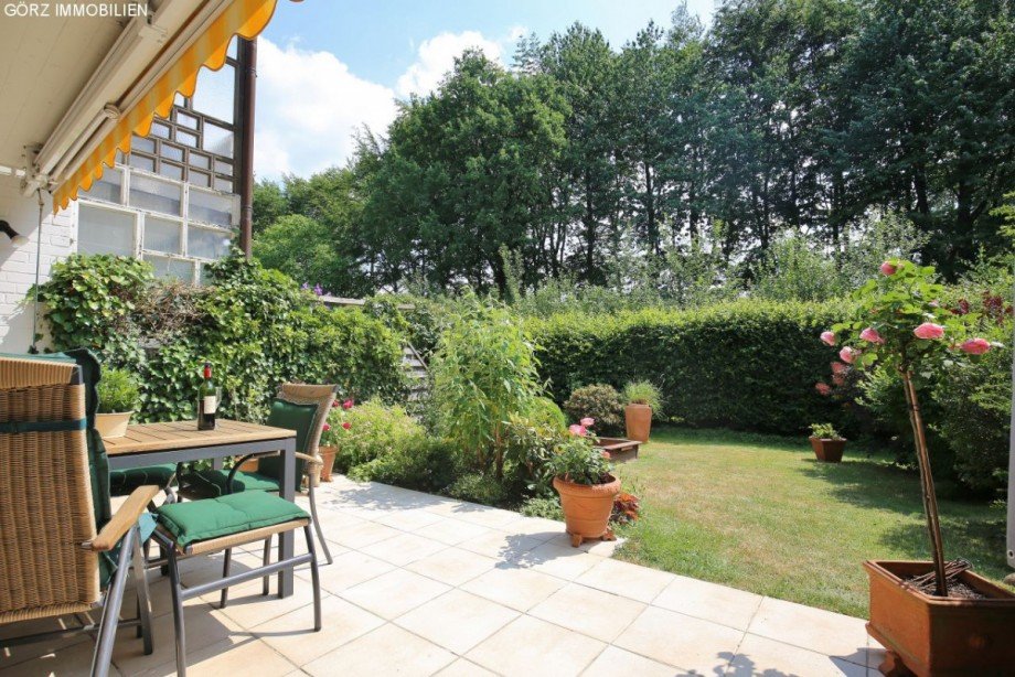 Uneinsehbarer Garten Reihenmittelhaus Norderstedt