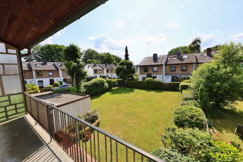 Blick vom Balkon Reihenendhaus Norderstedt