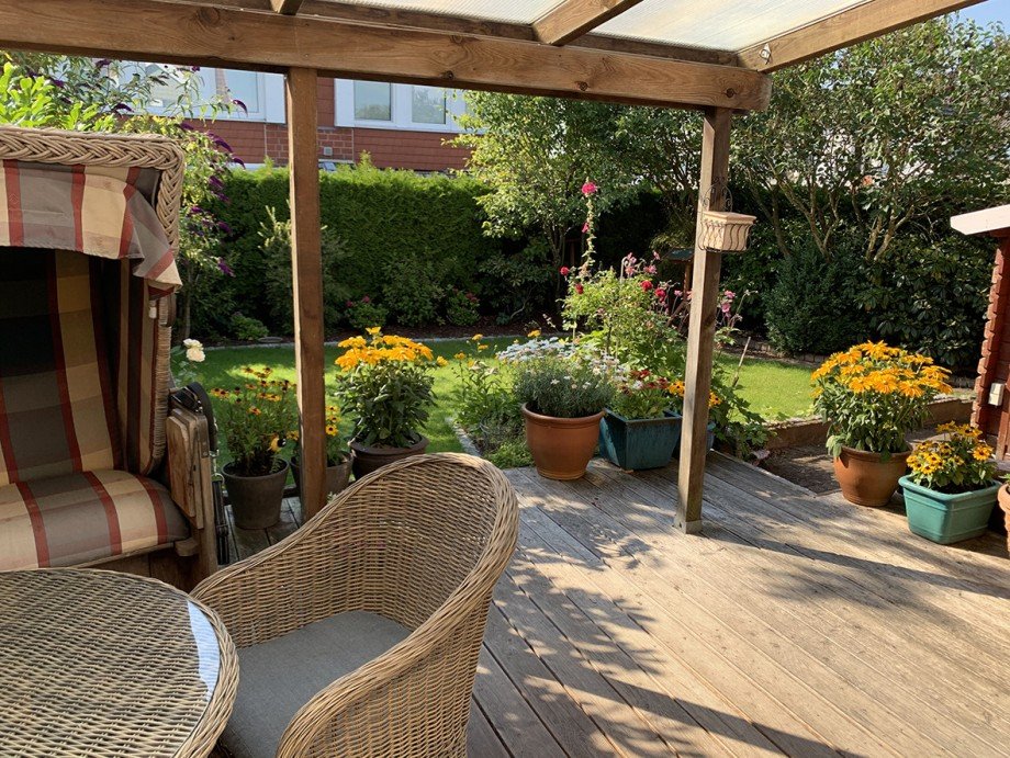 �berdachte Terrasse Doppelhaush�lfte Henstedt-Ulzburg