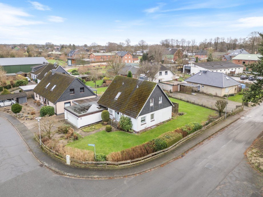Luftaufnahme Einfamilienhaus Oering