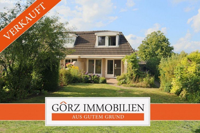  Norderstedt Reihenendhaus *VERKAUFT* Traumgarten f�r die Kinder - Tolles Haus in ruhiger Lage