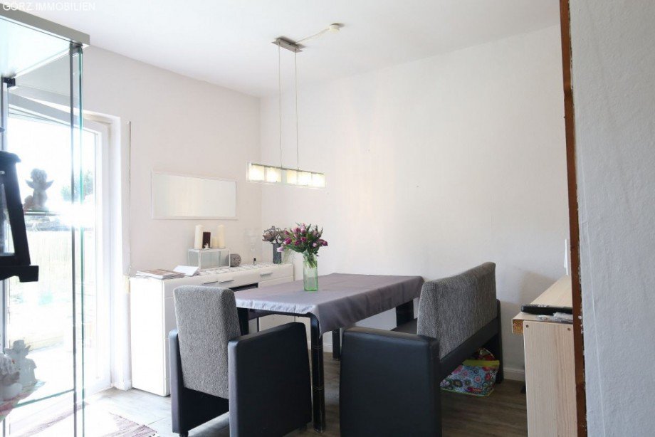 Essbereich, links: Terrassent�r Doppelhaush�lfte Quickborn-Heide