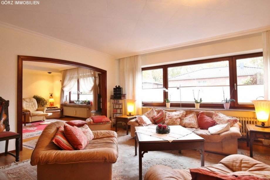 Fenster mit ma�gefertigten Plisees Einfamilienhaus Quickborn-Heide