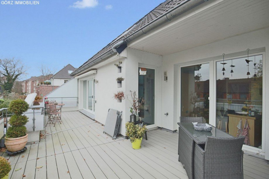 gro�e S�d-Terrasse Penthousewohnung Hamburg