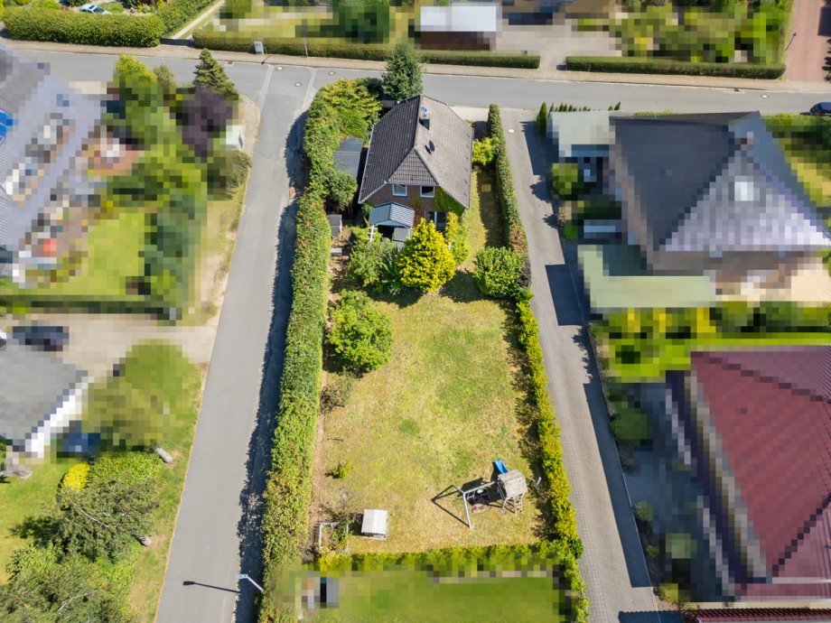 Grundst�cksansicht Einfamilienhaus Quickborn