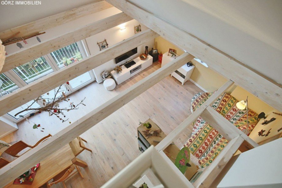 Blick vom Spitzboden Maisonettewohnung Elmshorn
