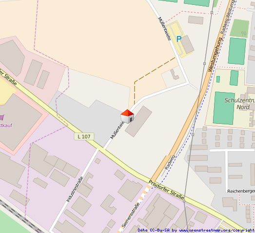Lageplan Doppelhaush�lfte Pinneberg