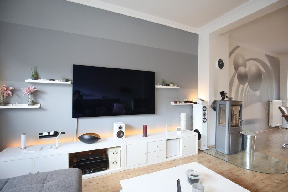 Wohnzimmer Doppelhaush�lfte Pinneberg