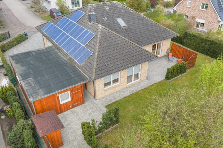 Drohnenfoto Einfamilienhaus Gro�enaspe