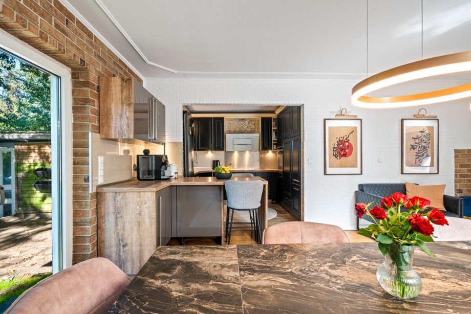 Blick in die edle K�che Einfamilienhaus Henstedt-Ulzburg