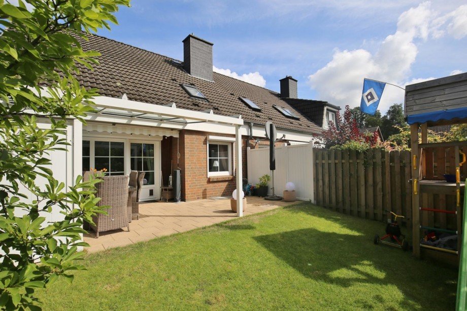 Gartenansicht Reihenendhaus Norderstedt
