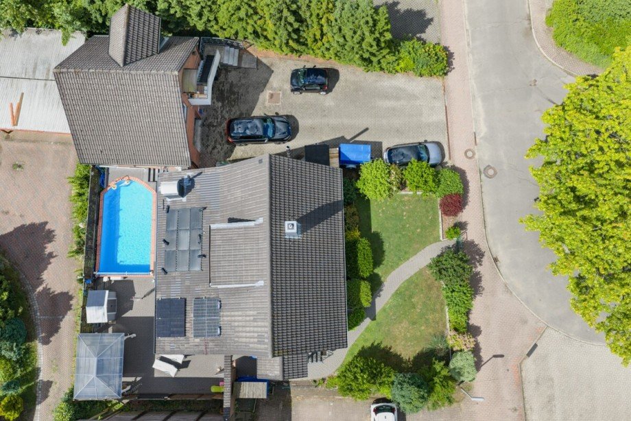 Drohnenfoto Einfamilienhaus Norderstedt