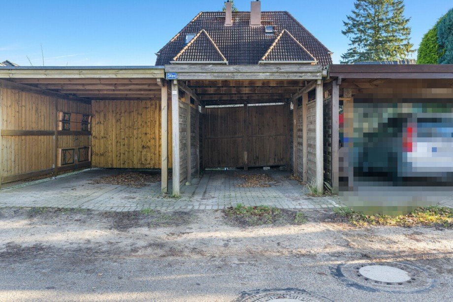 Carport Doppelhaush�lfte Norderstedt