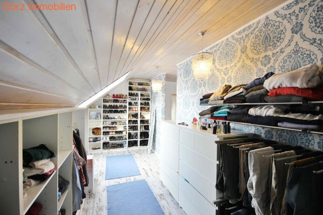 Der begehbare Kleiderschrank im DG Einfamilienhaus Ellerau