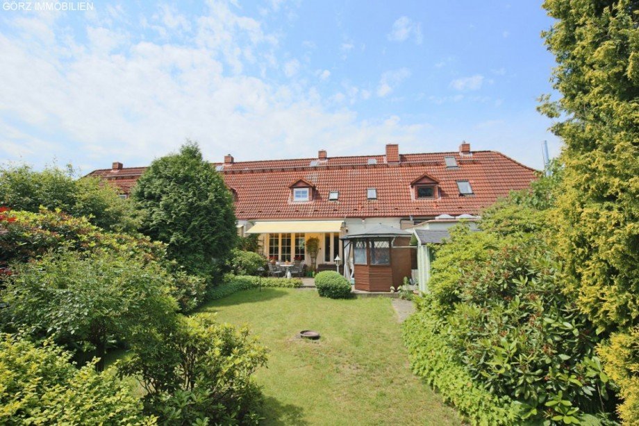 weitl�ufiger Garten Reihenhaus Hamburg