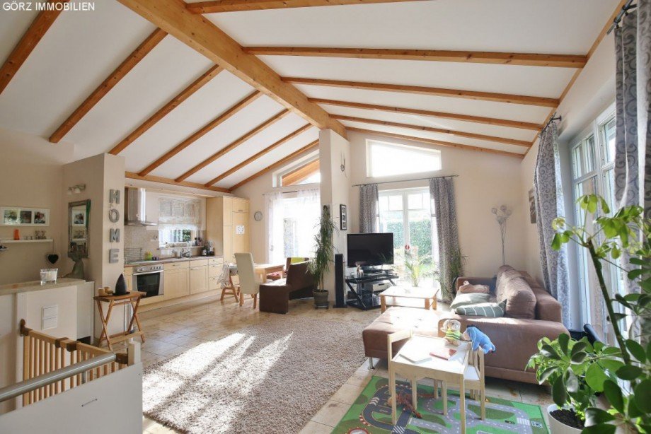 Blick zur Terrasse Einfamilienhaus Quickborn-Heide