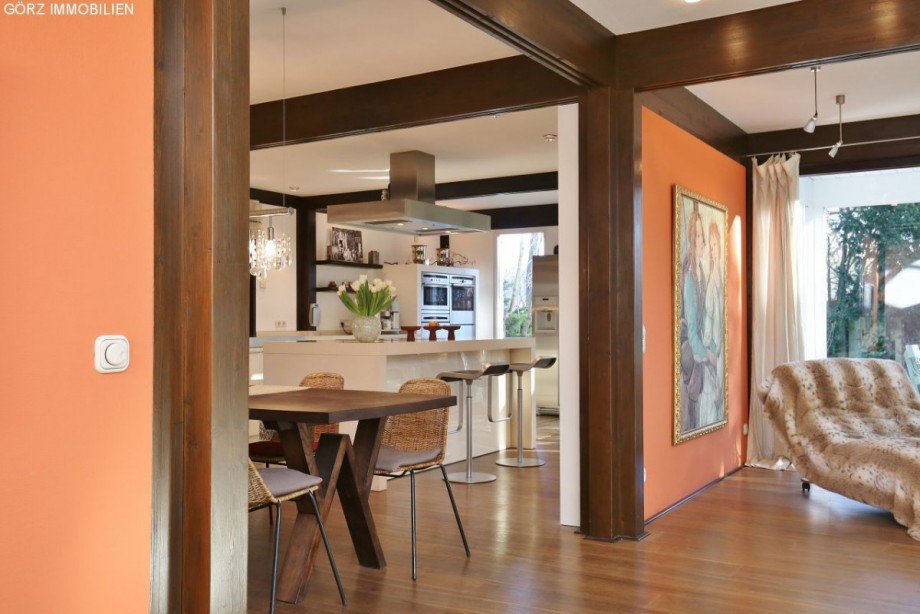 Blick in die K�che Einfamilienhaus Sieversh�tten