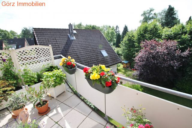 Wohnzimmer Balkon Dachgeschosswohnung Norderstedt